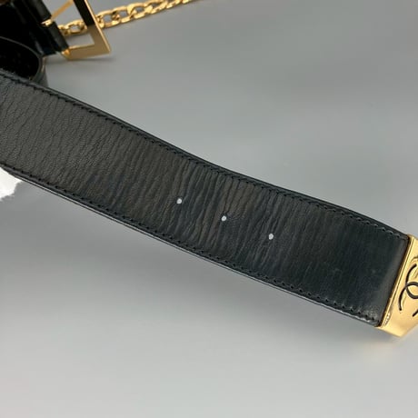 CHANEL (シャネル) ヴィンテージ ココマーク ロゴ チェーン ベルト