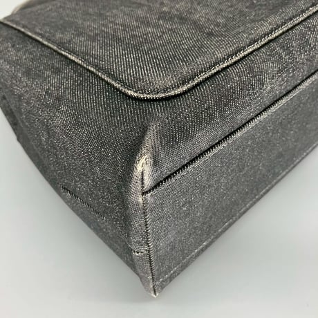 CHANEL (シャネル) ヴィンテージ デニム ターンロック ココマーク ケリー ハンドバッグ