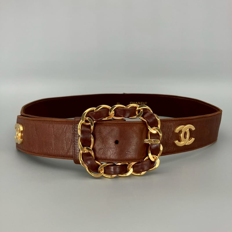 シャネル ヴィンテージベルト ココマーク CHANEL シャネル CHANEL ヴィンテージ ベルト ココマーク ブラック