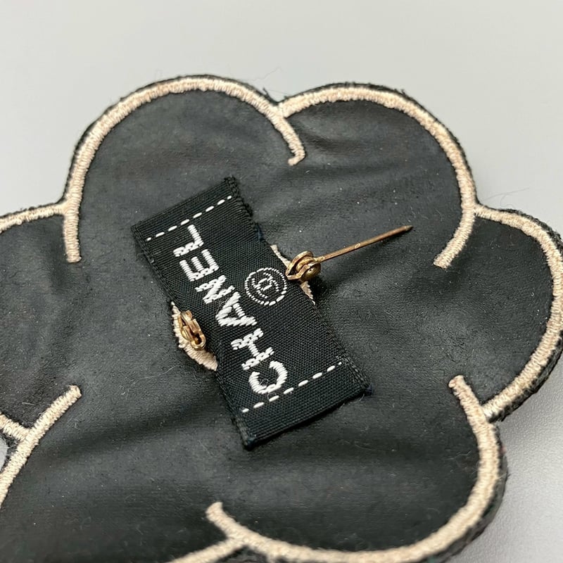 VINTAGE CHANEL ハンカチーフ ブルー カメリア ココマーク 最新作，大人気】 美品☆ CHANEL シャネル スカーフ カメリア ココ