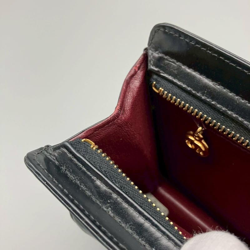 CHANEL (シャネル) ヴィンテージ ターンロック ココマーク レザー