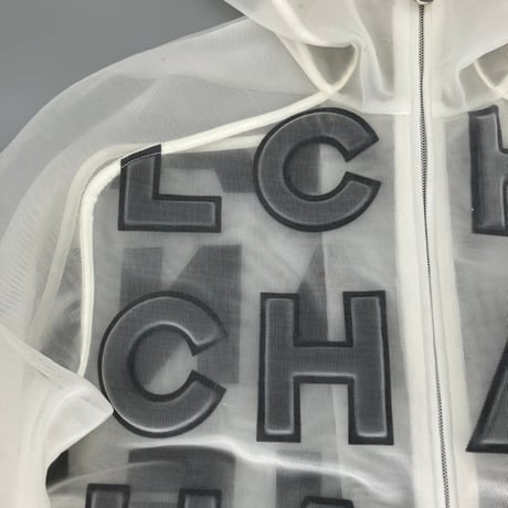 CHANEL (シャネル) ファレル ウィリアムス ビッグロゴ メッシュ ブルゾン ジャケット