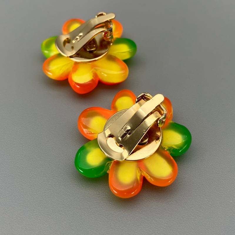 CHANEL (シャネル) ヴィンテージ フラワー ココマーク マルチカラー