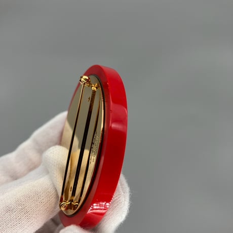 CHANEL (シャネル) ヴィンテージ デカココ ココマーク ラウンド 大振り ブローチ