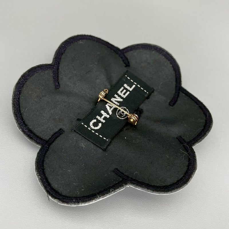 CHANEL (シャネル) ヴィンテージ カメリア ココマーク ブローチ