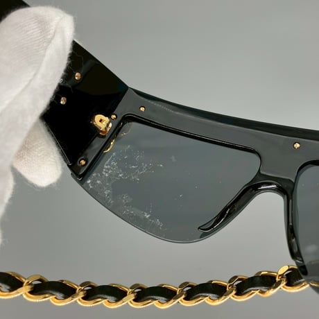 CHANEL (シャネル) ヴィンテージ ココマーク チェーン サングラス