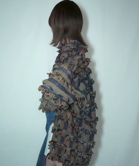 Paula sweet native pattern fringe jacket