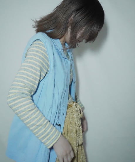 west drawstring vest