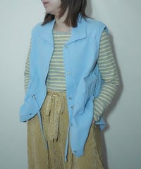 west drawstring vest