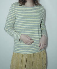 yellow border long tee