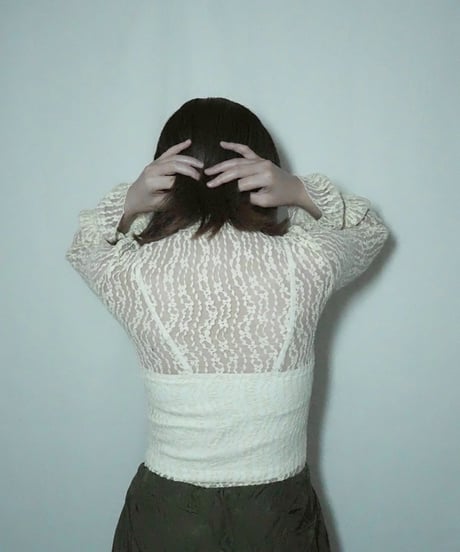 frill collar lace tops