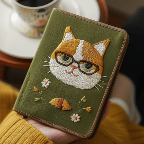 iPad ケース　キャラクター刺繍入り　　＜GREEN＞