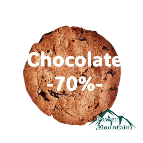 chocolate70% cookie  power　カカオ７０％チョコレート
