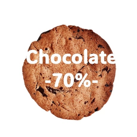 chocolate70% cookie　カカオ７０％チョコレート