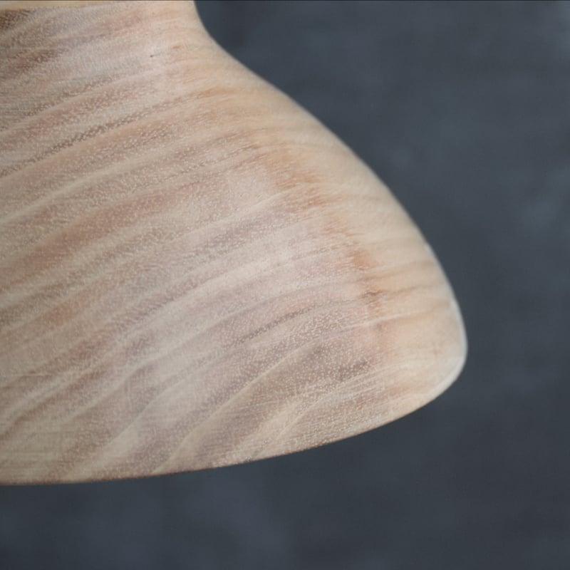 ペンダントライト 直径13cm《胡桃（くるみ）》 | かわらまち木工舎