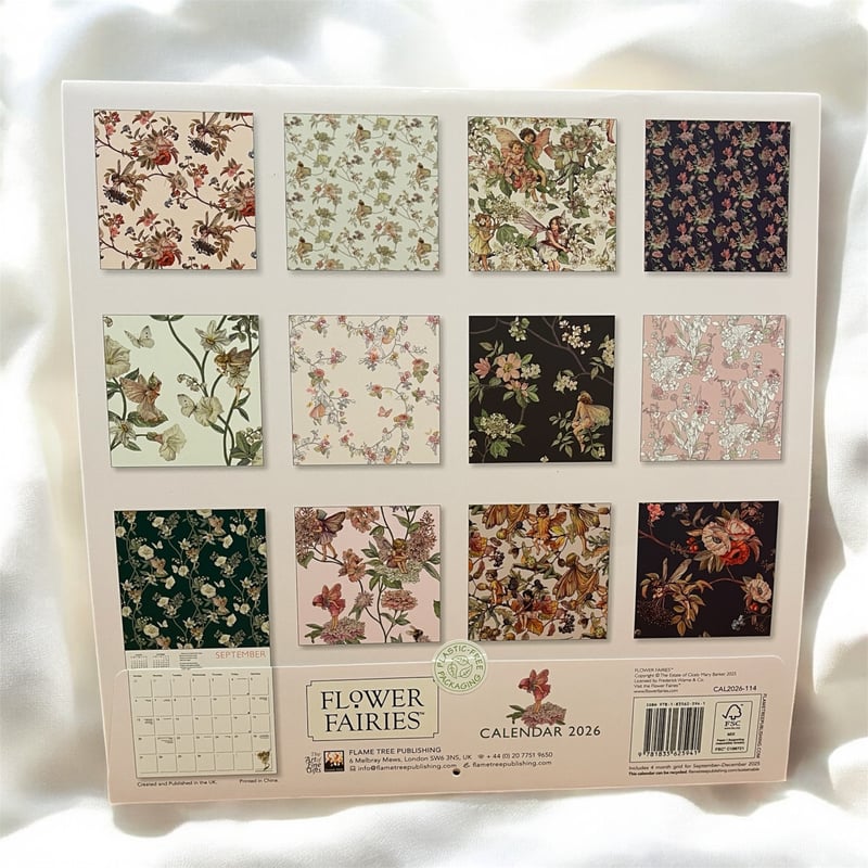 2026年カレンダー（大）「FLOWER FAIRIES」by Cicely Mary Bar