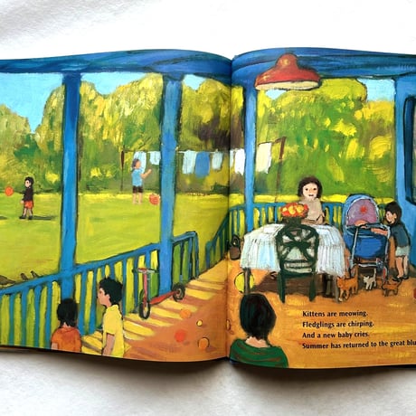 The Great Blue House /  Kate Banks, Georg Hallensleben