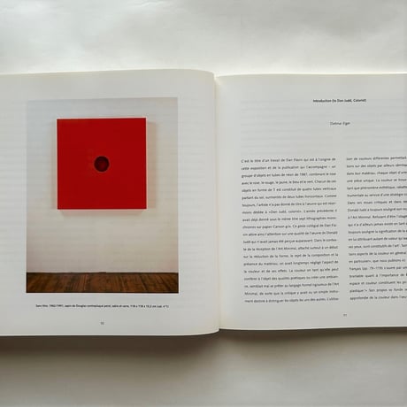 Donald Judd – Couleur /  Donald Judd