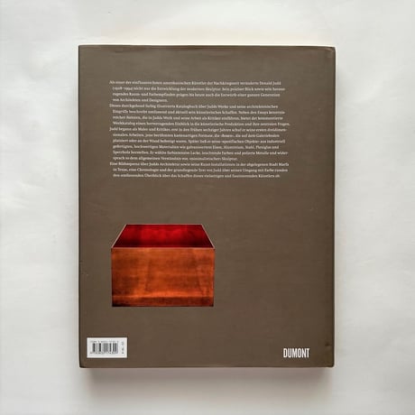 Donald Judd / Nicholas Serota