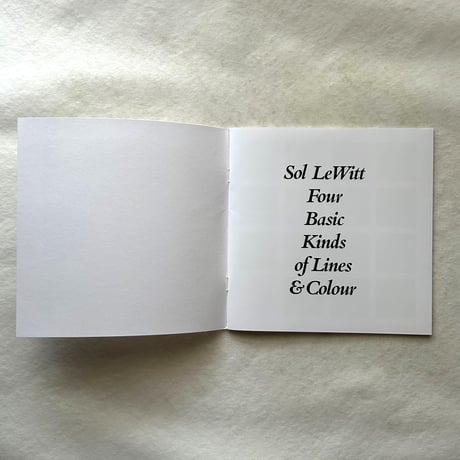 Four Basic Kinds of Lines & Colour / ソル・ルウィット