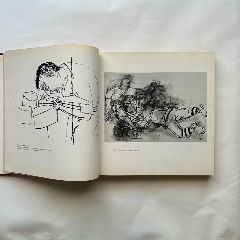ペン画　30x40cm Ben Shahn / Bernarda Bryson Shahn | 本まるさんかくしかく