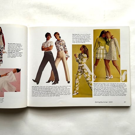 fashionable clothing from the sears catalogs Early 1970s