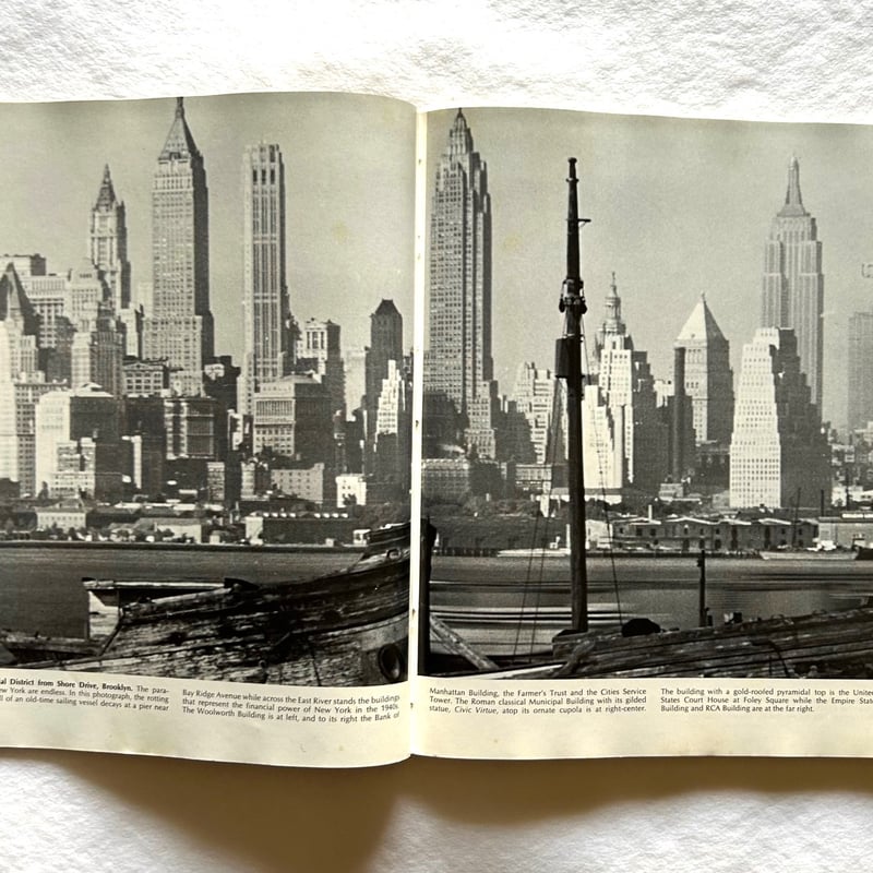 ANDREAS FEININGER リトグラフ ニューヨーク港 New York in the