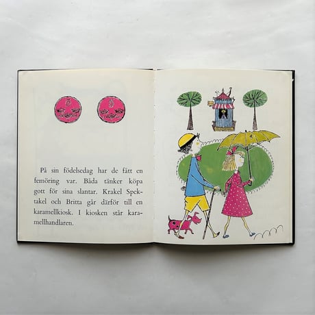 KRAKEL SPEKTAKEL KOPER EN KLUBBA / Stig Lindberg　古書