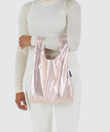 BABY BAGGU メタリックピンク