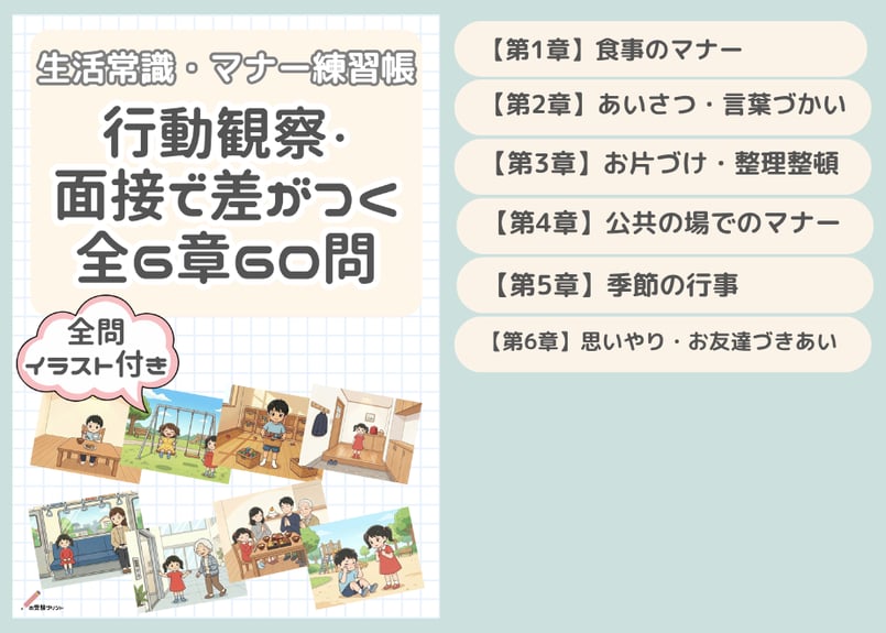 お受験プリント