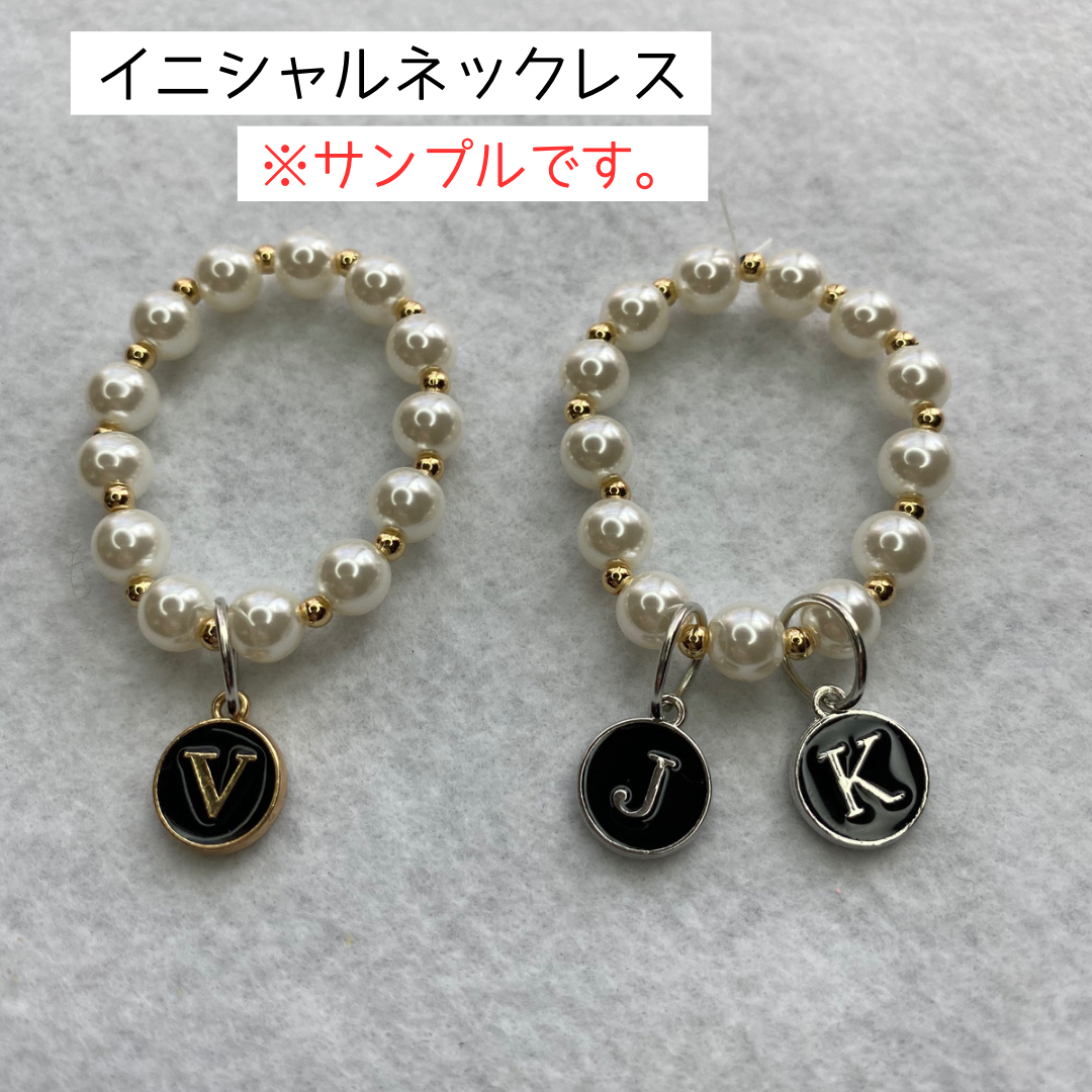 3/15ネックレス増加♡韓国直輸入‼︎モール人形♡オーダーページ♡ モール人形＋イニシャルネックレス | Korean Factory 별-