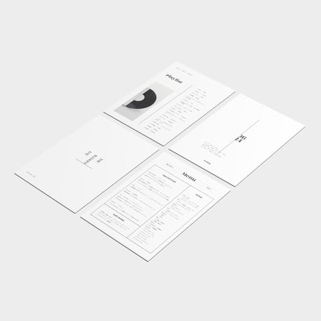 Profilebook Template⌇Design 02