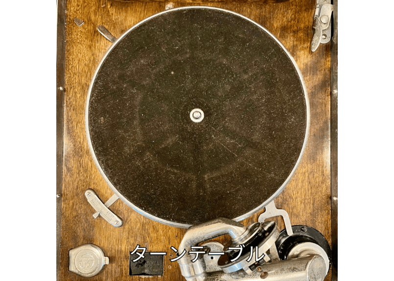 国産ポータブル型蓄音機 日本コロムビア Model-221 | かふぇ あたらくしあ