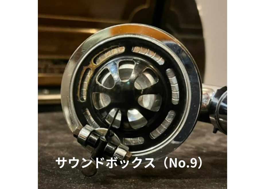 ♬ SONORA 初期型 最高級 ゴールドサウンドボックス 蓄音機 ♬ 国産ポータブル型蓄音機 日本コロムビア Model-221 | かふぇ