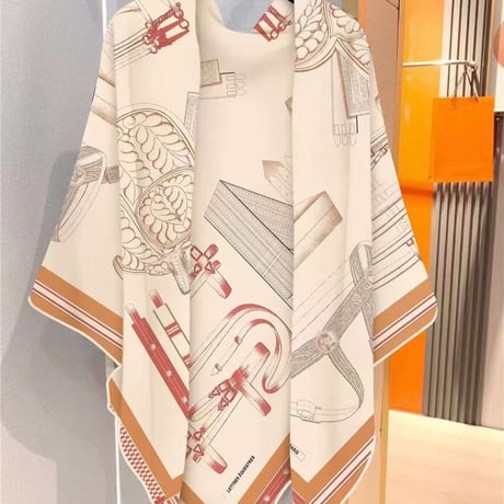 予約販売　カシミヤタッチスカーフ