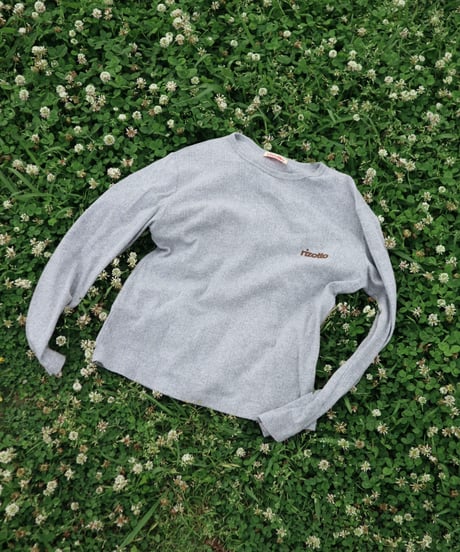 Cotton flower mesh longT【sesame】