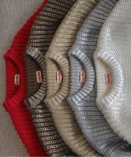 Spice wool volume Knit【Ginger】