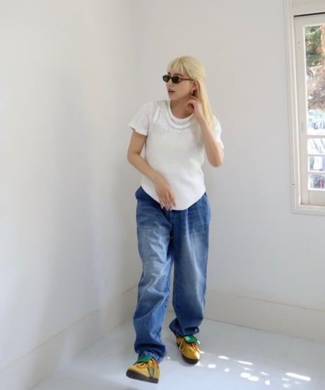 Spice 2way Knit Vest 2025【Sea salt】
