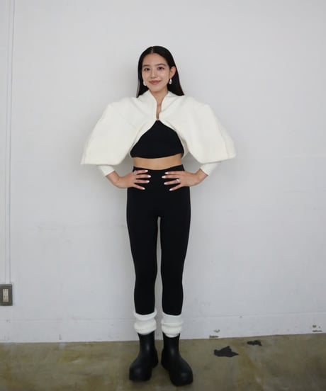 Cloud arm bolero【white】