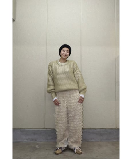 Spice wool volume Knit【Ginger】