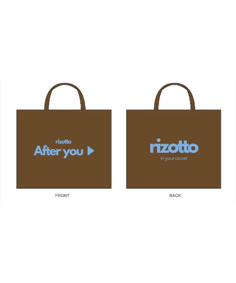 PHRASE BIG TOTE【BROWN】