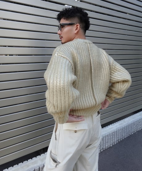 Spice wool volume Knit【Ginger】