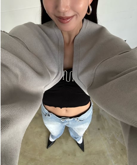 Cloud arm bolero【gray】