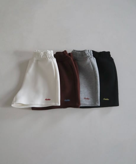 Marshmallow short pants【black】