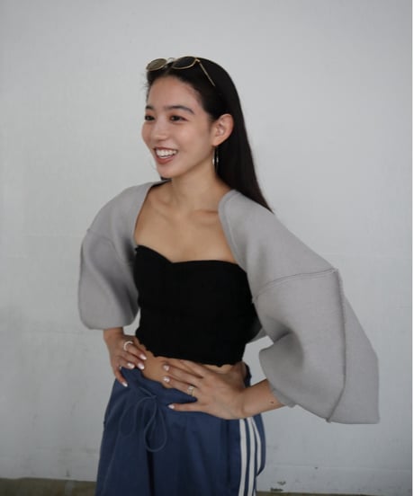 Cloud arm bolero【gray】