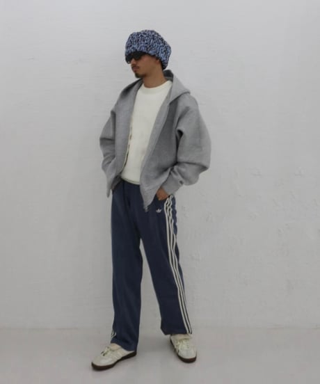 Handmade volume beanie【Choco-mint】