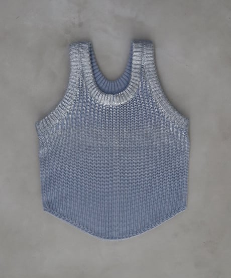 Spice 2way Knit Vest【blueberry】