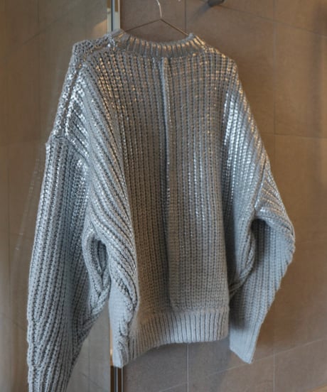 Spice wool volume Knit【Ramune】