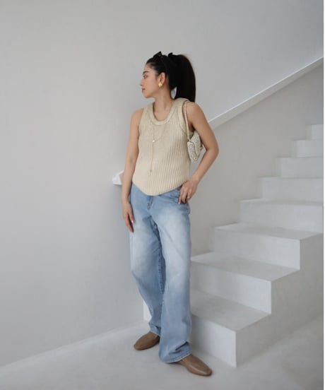 Spice 2way Knit Vest 2025【Ginger】