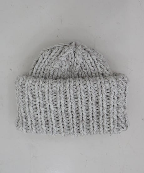 Handmade volume beanie【Goma-milk】